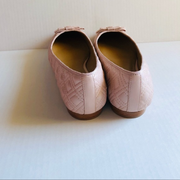 TORY BURCH PINK MARION FLATS SZ 7.5 - Picture 5 of 9